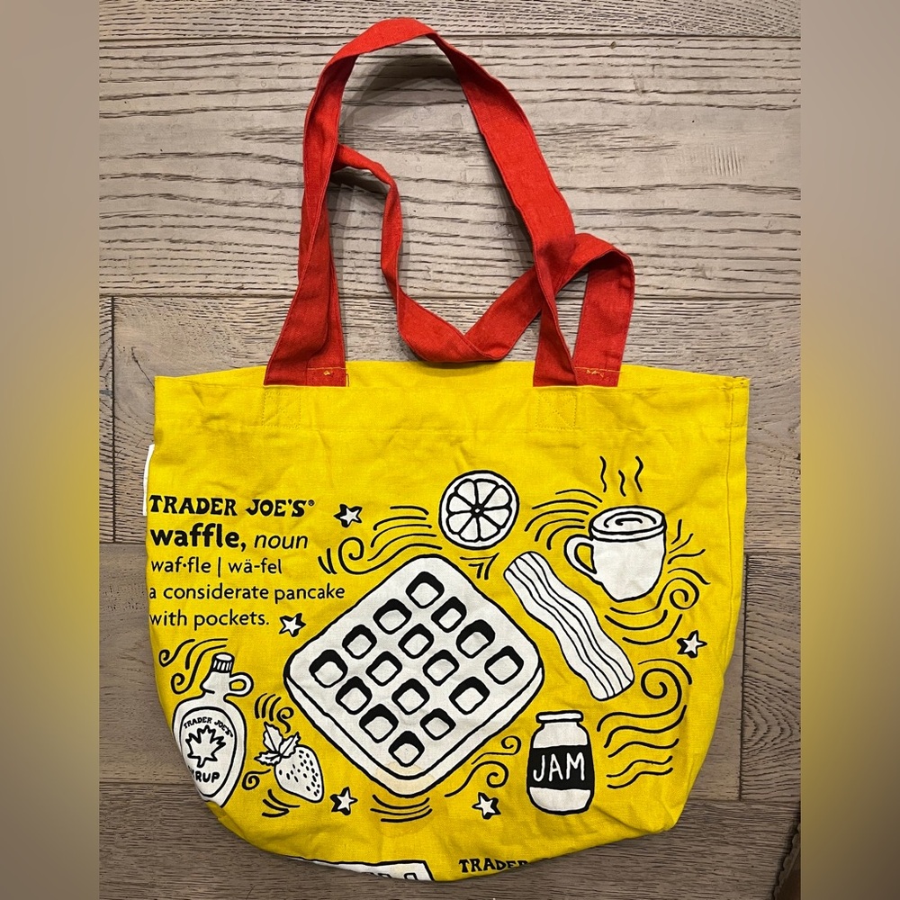 Vibrant Yellow and Red Tote Bag for Everyday Use